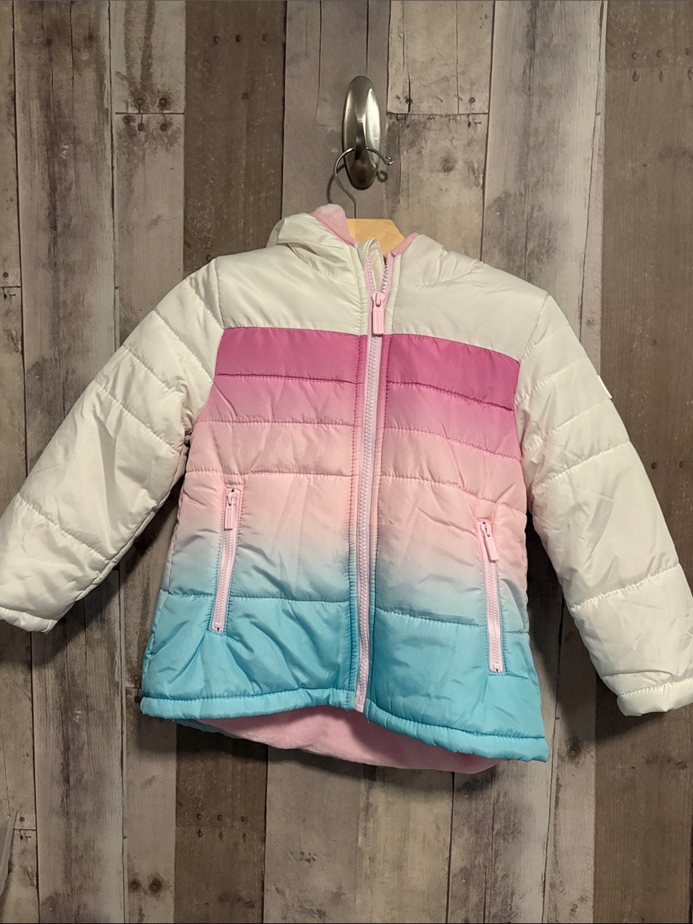 Hunter winter jacket ombré puffer size 5